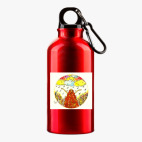 Металлическая бутылка 400 мл UV-DTF