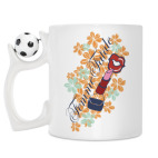 Кружка с футбольным мячиком