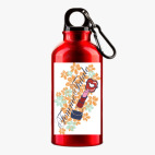 Металлическая бутылка 400 мл UV-DTF