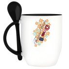 Кружка с ложкой