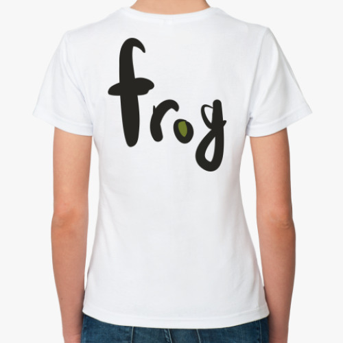 Классическая футболка с принтом 'Жабы'