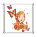 Магнит 6.5 x 6.5 см весна