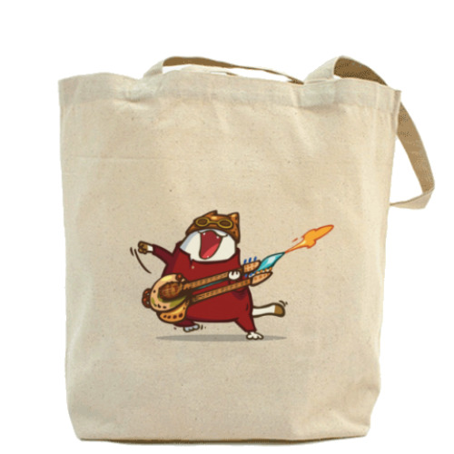 Сумка шоппер с принтом Пятничный Котик №9