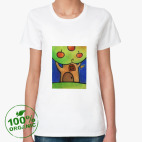 Женская футболка органик