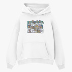 Толстовка худи оверсайз