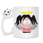 Кружка с футбольным мячиком