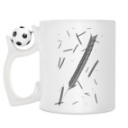 Кружка с футбольным мячиком