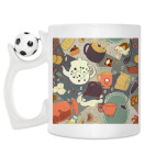 Кружка с футбольным мячиком