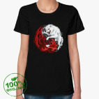 Женская футболка органик