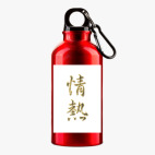 Металлическая бутылка 400 мл UV-DTF