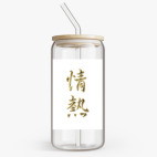 Банка с бамбуковой крышкой