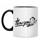 Кружка двухцветная