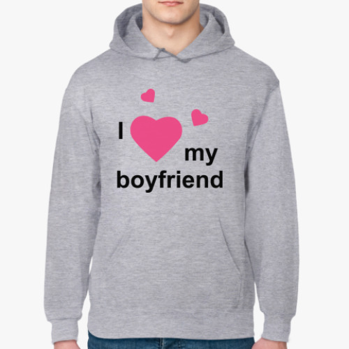 Толстовка худи с принтом  Boyfriend