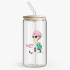 Банка с бамбуковой крышкой