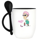 Кружка с ложкой