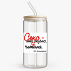 Банка с бамбуковой крышкой