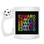 Кружка с футбольным мячиком