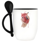 Кружка с ложкой