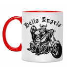 Двухцветная кружка Hells Angels