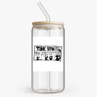 Банка с бамбуковой крышкой