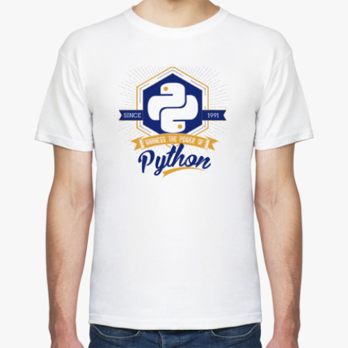 Футболка с принтом Python