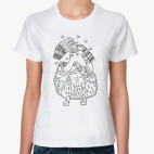 Девица-небо задирает юбку