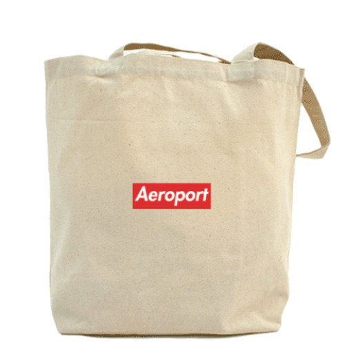 Сумка шоппер с принтом Район Аэропорт