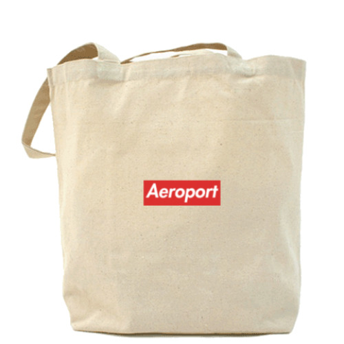 Сумка шоппер с принтом Район Аэропорт