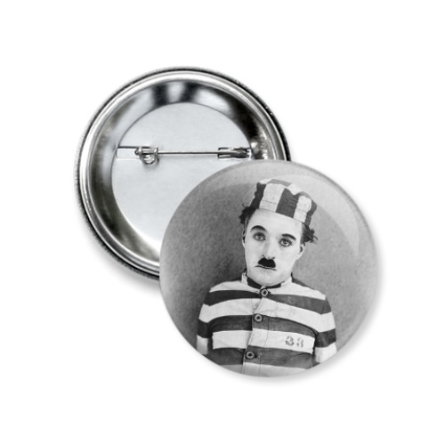 Значок 37мм с принтом Charles Spencer