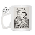 Кружка с футбольным мячиком