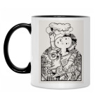 Кружка двухцветная