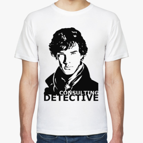 Футболка с принтом Шерлок