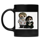 Кружка цветная UV-DTF