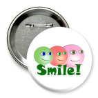Значок 75 мм  'Smile'