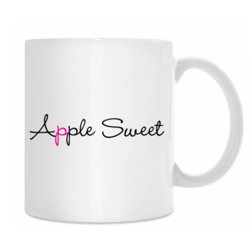 Кружка с принтом Apple Sweet