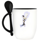 Кружка с ложкой