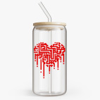 Банка с бамбуковой крышкой