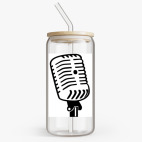 Банка с бамбуковой крышкой