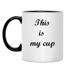 Кружка двухцветная