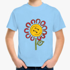 Детская классическая футболка Цветок