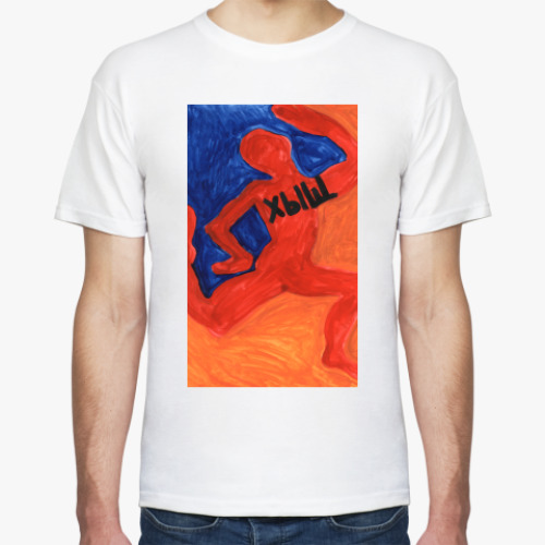 Футболка с принтом ХЫЩ!