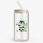 Банка с бамбуковой крышкой