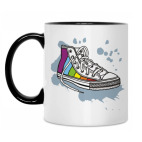 Кружка двухцветная