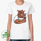 Женская футболка органик