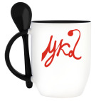 Кружка с ложкой