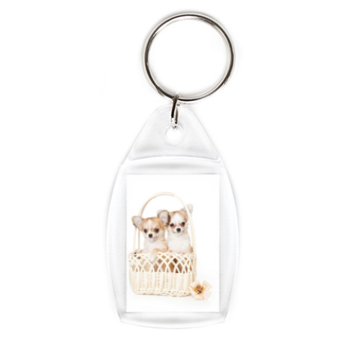 Брелок с принтом Щенок