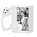 Кружка с футбольным мячиком