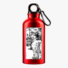 Металлическая бутылка 400 мл UV-DTF