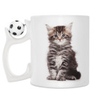 Кружка с футбольным мячиком