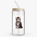 Банка с бамбуковой крышкой